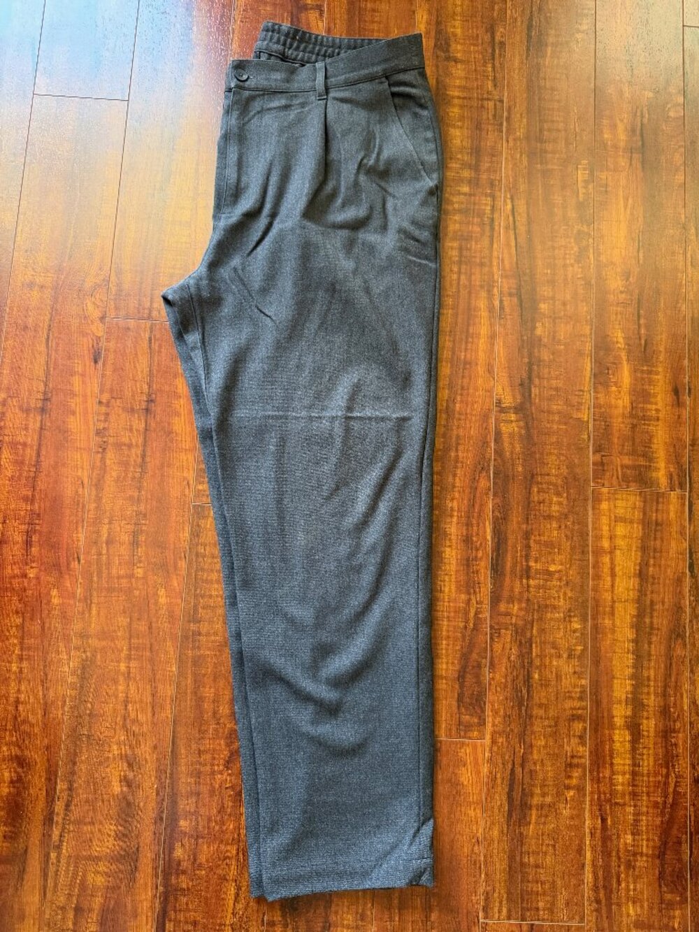 Zara Charcoal Gray Tailored Dress Pants Straight Leg